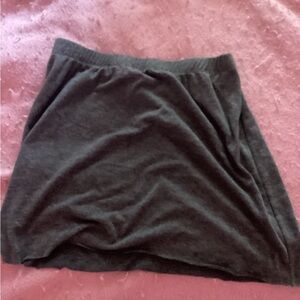 brandy melville dark grey mini skirt ⭐️